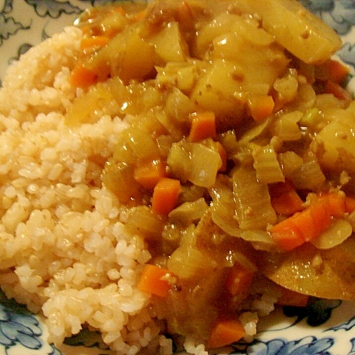 海老のうま煮の煮汁でうまい！カレー　正月限定